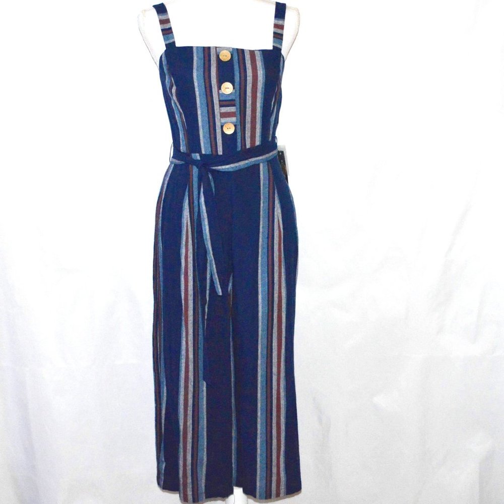 Junior's/ Women  Linen Jumpsuit Size XL